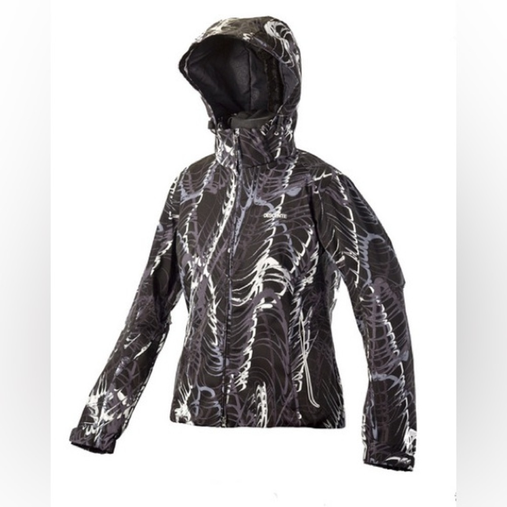 Descente Women's Black and White Ski Coat